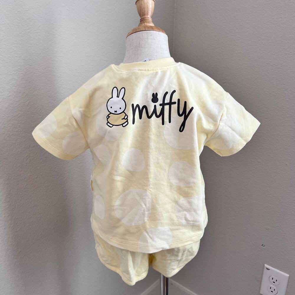 NEXT Yellow Miffy Bag T-Shirt & Shorts Set - 2/3Y - Picture 2 of 2